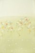 画像4: P0901I 女性用 襦袢   シルク（正絹） 薄い青緑色,  桜 【中古】【USED】【リサイクル】 ★★★☆☆【P0901I】 (4)