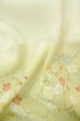 画像12: P0901I 女性用 襦袢   シルク（正絹） 薄い青緑色,  桜 【中古】【USED】【リサイクル】 ★★★☆☆【P0901I】 (12)