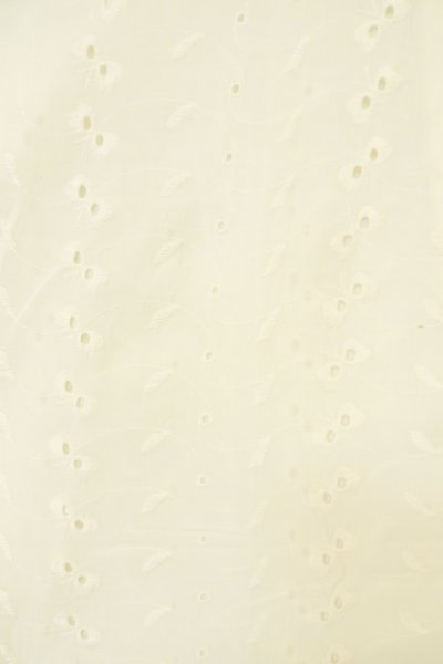画像3: P0901J 女性用 襦袢   綿 白,  抽象的模様 【中古】【USED】【リサイクル】 ★★★☆☆【P0901J】 (3)