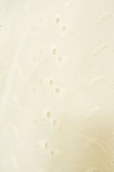画像5: P0901J 女性用 襦袢   綿 白,  抽象的模様 【中古】【USED】【リサイクル】 ★★★☆☆【P0901J】 (5)