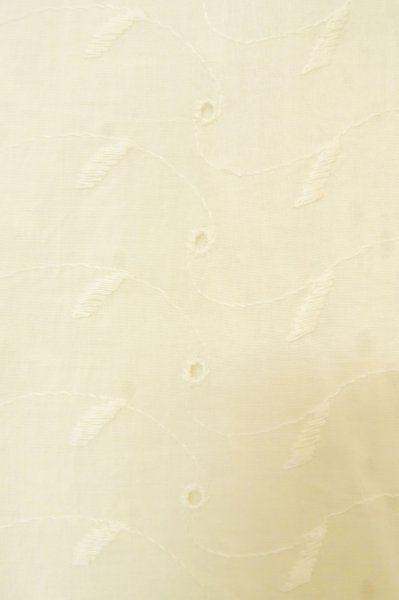 画像6: P0901J 女性用 襦袢   綿 白,  抽象的模様 【中古】【USED】【リサイクル】 ★★★☆☆【P0901J】 (6)
