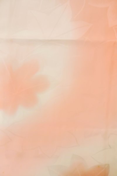 画像4: P0901K 女性用 襦袢   シルク（正絹） 淡い珊瑚色,  【中古】【USED】【リサイクル】 ★★☆☆☆【P0901K】 (4)