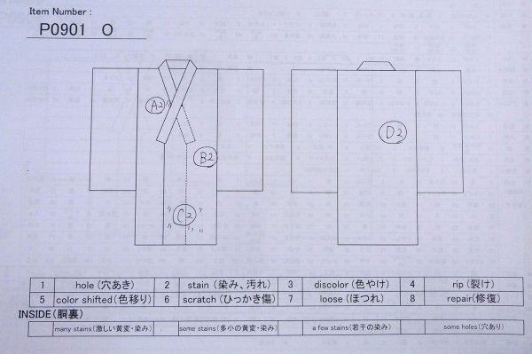 画像13: P0901O 女性用 襦袢   シルク（正絹） 薄い桃色,  【中古】【USED】【リサイクル】 ★★☆☆☆【P0901O】 (13)