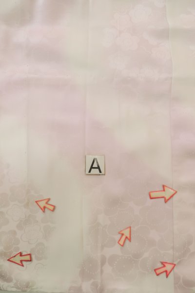 画像14: P0901S 女性用 襦袢   シルク（正絹） 淡い薄い紫色,  【中古】【USED】【リサイクル】 ★★☆☆☆【P0901S】 (14)