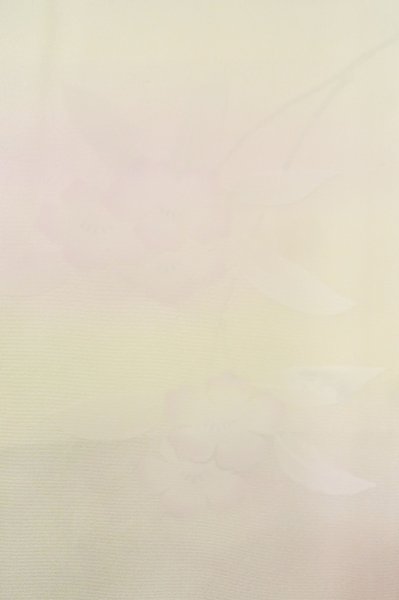画像7: P0901U 女性用 襦袢   シルク（正絹） 淡い藤色,  桜 【中古】【USED】【リサイクル】 ★★★☆☆【P0901U】 (7)