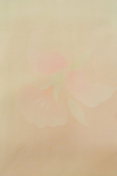 画像6: P0901V 女性用 襦袢   シルク（正絹） 淡い桃色,  カトレア（洋蘭） 【中古】【USED】【リサイクル】 ★★★☆☆【P0901V】 (6)