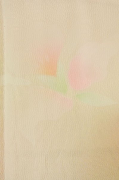 画像7: P0901V 女性用 襦袢   シルク（正絹） 淡い桃色,  カトレア（洋蘭） 【中古】【USED】【リサイクル】 ★★★☆☆【P0901V】 (7)