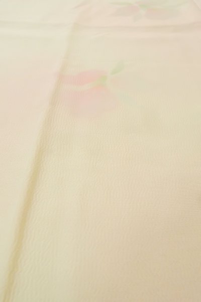 画像8: P0901V 女性用 襦袢   シルク（正絹） 淡い桃色,  カトレア（洋蘭） 【中古】【USED】【リサイクル】 ★★★☆☆【P0901V】 (8)
