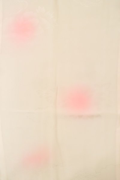 画像4: P0901Y 女性用 襦袢   化繊 薄い桃色,  ぼかし 【中古】【USED】【リサイクル】 ★★★☆☆【P0901Y】 (4)
