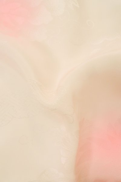 画像11: P0901Y 女性用 襦袢   化繊 薄い桃色,  ぼかし 【中古】【USED】【リサイクル】 ★★★☆☆【P0901Y】 (11)