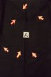 画像10: P0902A 女性用 紋付   シルク（正絹） 黒,  【中古】【USED】【リサイクル】 ★☆☆☆☆【P0902A】 (10)