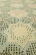 画像10: P0916C 女性用 単衣   ウール 灰色がかった水色,  抽象的模様 【中古】【USED】【リサイクル】 ★★☆☆☆【P0916C】 (10)