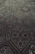 画像11: P0916G 女性用 単衣   ウール 黒,  抽象的模様 【中古】【USED】【リサイクル】 ★★★★☆【P0916G】 (11)