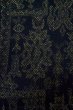 画像5: P0916I 女性用 単衣   ウール 深い紺,  抽象的模様 【中古】【USED】【リサイクル】 ★★☆☆☆【P0916I】 (5)