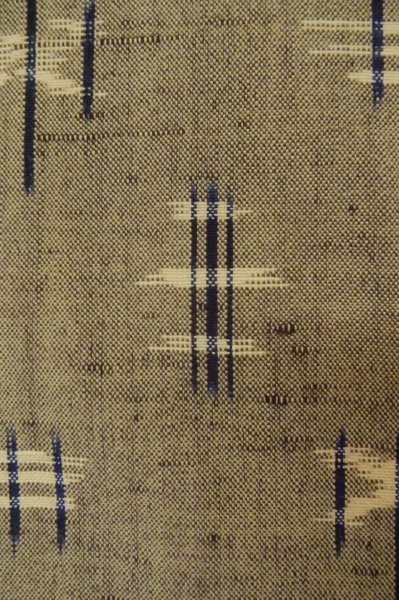 画像7: P0916M 女性用 単衣   ウール 灰色がかった茶色みベージュ,  いげた 【中古】【USED】【リサイクル】 ★★☆☆☆【P0916M】 (7)